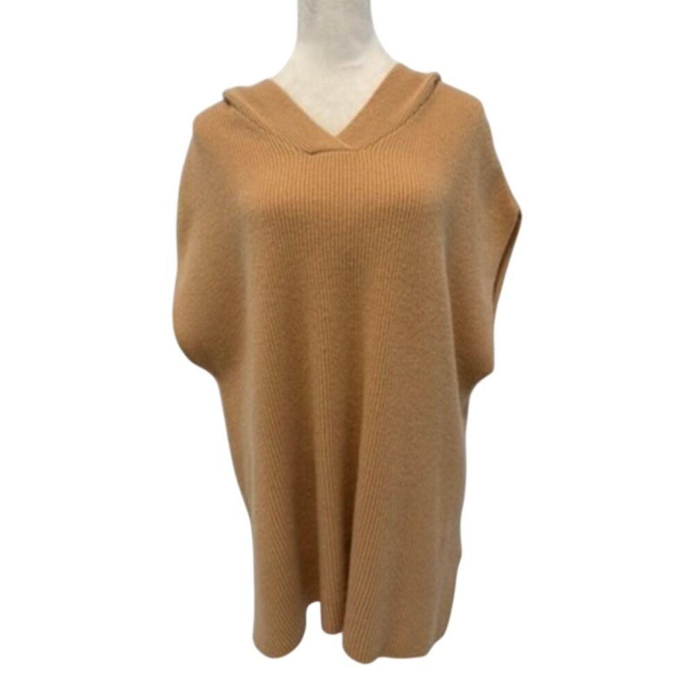 Tyler Boe – 100% Cashmere Hoodie Poncho Sweater, Size L